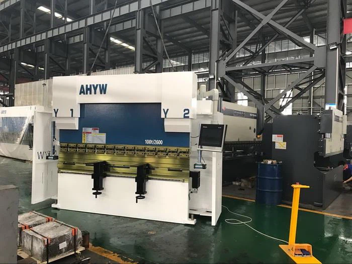 AHYW Yawei 100T 8ft CNC مطبوعات ترمز 4 محور