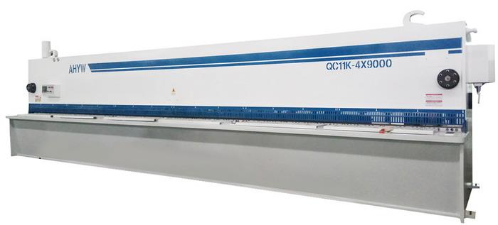 AHYW Yawei 9M large sheet metal cnc guillotine shears delem dac360t china supplier