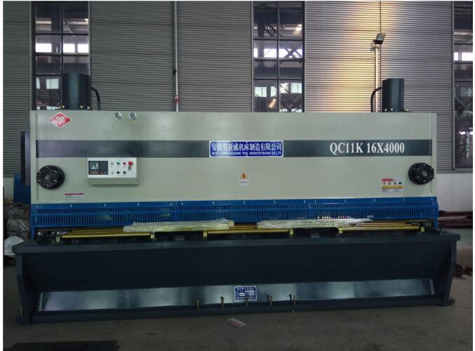 AHYW Yawei 16mm sheet metal guillotine shears 4m metal cutting china manufactures