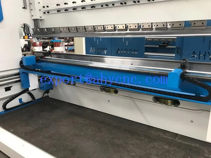 AHYW Yawei 6 axis cnc press brakes Z1 Z2 back gauges china supplier DELEM DA66T touch screen bending controller