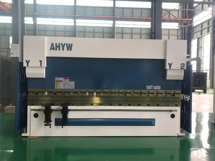 AHYW Yawei 4m CNC Synchro Press Brake 4 axis DELEM DA52S  china manufacture