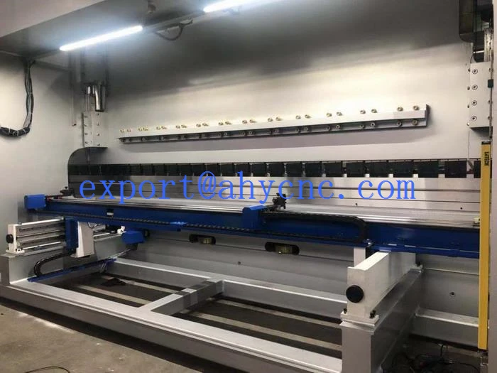 China Yawei 6m 6 axis CNC Press brake back gauge CE Italy DSP MCS Laser guarding safety controller