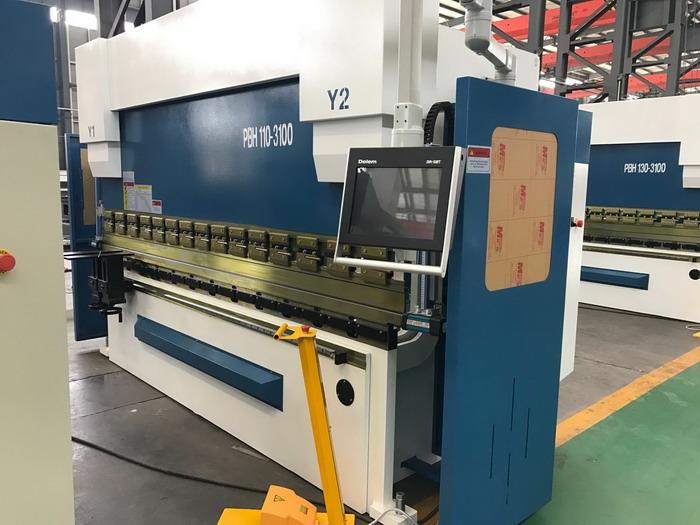 AHYW China Yawei made 3m PBH CNC Press brake 5 axis factory DELEM DA58T 2D graphical controller