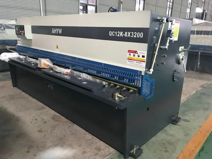 AHYW Yawei china 3m sheet metal shear 8mm  cutting machine